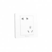 公牛(BULL)10A 250V 二三极宽体插座 白 G06Z223A