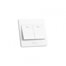 公牛(BULL)二位单控带荧光开关白 10A 250V  G06K211Y