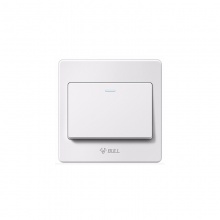公牛(BULL)一位单控带荧光开关 白 10A 250V G06K111Y