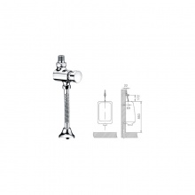 欧宝斯(OBUSE) 明装延时小便器冲洗阀OBS-C04