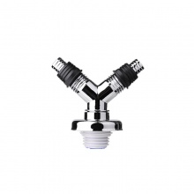 欧宝斯(OBUSE) 洗衣机Y型塑料排水管接头