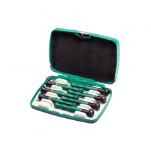 世达(SATA)7件一字、十字微型螺丝批组套 09314