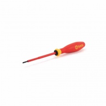 世达(SATA)61310 G系列三色柄一字绝缘螺丝批3.5x100MM