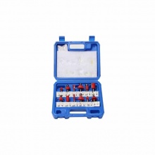 东成电木铣木工雕刻机 开槽工具 修边刀头12件套 国产木工铣刀套装