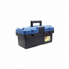东成工具箱维修手提式电工收纳盒PP塑料收纳箱多功能家用五金车载盒工业级 14寸(330*145*180mm)