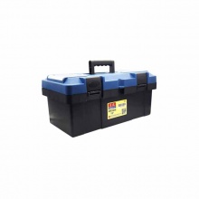 东成工具箱维修手提式电工收纳盒PP塑料收纳箱多功能家用五金车载盒工业级 19寸(410*195*200mm)