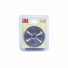 东成 电动工具附件4-14寸合金圆锯片硬质合金专业型木材木头锯片 4X40T木用交替齿