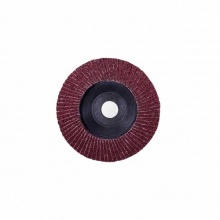 东成电动工具附件百叶片100mm*16*72金属木材抛光打磨百叶轮 P60塑盖棕刚玉