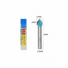 东成修边机刀头V型刀东城铣刀木工开槽雕刻刀 V型刀(柄x头6.35x9.5mm)