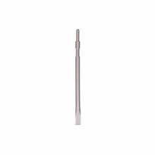 东成电动工具附件圆柄四坑/五坑 圆柄方柄长六角柄尖凿扁凿 17X400MM(长六角柄扁凿)