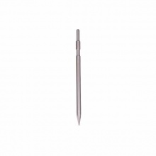 东成电动工具附件圆柄四坑/五坑 圆柄方柄长六角柄尖凿扁凿 17X400MM(长六角柄尖凿)