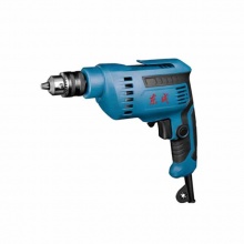 东成手电钻 家用电动螺丝刀 460W手电转220V电动螺丝刀东城电钻 J1Z-FF10-10 铁夹头