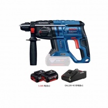博世(Bosch)充电无刷电锤冲击钻18V电钻电镐三功能 四坑锤钻GBH180-LI(5.0Ah两电快充)