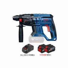 博世(Bosch)充电无刷电锤冲击钻18V电钻电镐三功能 四坑锤钻GBH180-LI高能续航版(8.0Ah双电闪充)