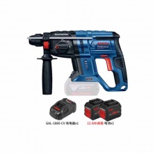 博世(Bosch)充电无刷电锤冲击钻18V电钻电镐三功能 四坑锤钻GBH180-LI高能续航版(12.0Ah双电闪充)