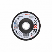 博世 X-LOCK 不锈钢碳钢打磨片 125mm快换系统通用 40目千叶片125mm
