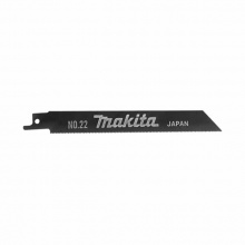 牧田(MAKITA)往复锯条电动马刀锯条可锯金属电缆钢管镀锌管 B-00810金属锯条2片装165mm