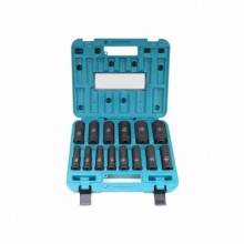 牧田(MAKITA)电动扳手套筒套装工业级碳钢加长套筒1/2寸加长套筒14件套B-52308