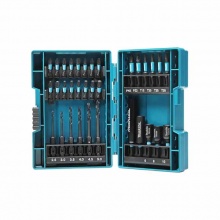 牧田(MAKITA)手电钻批头电动螺丝刀冲击起子机内六角批头全黑33件批头套装E-06622