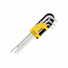 史丹利(STANLEY)9件套公制加长内六角扳手1.5-10mm STMT94160-8-23