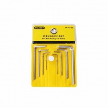 史丹利(STANLEY)8件套公制迷你内六角扳手0.7-4mm STMT94553-8-23