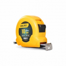  得力工具 钢卷尺10mx25mm(黄)DL281025