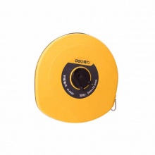 得力工具 盒式皮卷尺50mx12.5mm纤维(黄)DL9850