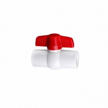 联塑(LESSO)PVC给水管配件开关球阀 塑料阀PVC给水管球阀 白色 dn20 4分