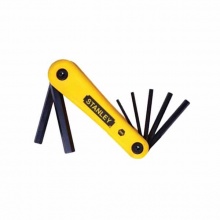 史丹利(STANLEY)7件套公制折叠式内六角扳手2.5-10mm 六棱内六方螺丝刀69-262-23C