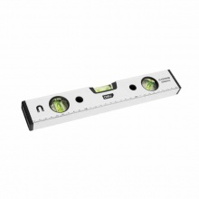 得力(deli)DL700300B水平尺300mm磁性水平尺 两端带磁铝合金水平尺测量尺
