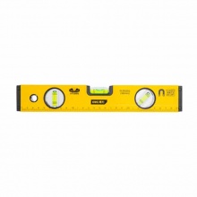 得力(deli)DL290300水平尺300mm精铣底水平尺0.5mm/m铝合金平衡尺