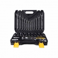 得力(deli)DL2037TB_37件12.5mm系列套筒扳手组套 汽保维修工具组套 家具组装维修