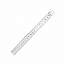 得力(deli)DL8020钢直尺200mm不锈钢直尺刻度尺绘图钢尺