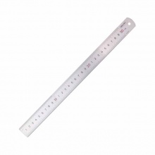 得力(deli)DL8030钢直尺300mm不锈钢直尺刻度尺绘图钢尺