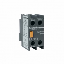 施耐德电气EasyPact接触器辅助触点模块 LANN11N 1 NO+1NC触点正面安装适配LC1N系列接触器