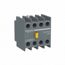 施耐德电气EasyPact接触器辅助触点模块LANN31N 3NO+1NC触点正面安装适配LC1N系列接触器