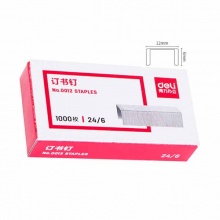得力(deli)0012订书钉12#(1000枚/盒)24/6标准通用型订书针12号钉书针