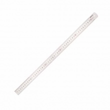 得力(deli)8464钢直尺50cm(银色)不锈钢直尺 测量绘图刻度尺子 带公式换算表