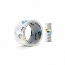 得力(deli)30202封箱胶带48mm*50y*50um(6卷/筒)(高透)