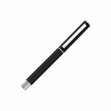 得力(deli)S80中性笔0.5mm子弹头(黑/笔壳黑)金属商务中性笔签字笔