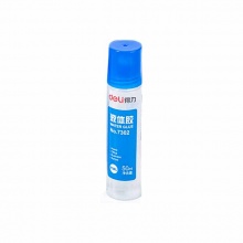 得力(deli)7302液体胶(无色)(50ml/瓶)高粘度液体胶 学习办公通用胶水