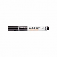 得力(deli)S536白板笔(黑)可擦用白板笔 办公用品