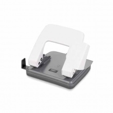 得力(deli)0102打孔机(白)φ6mm两孔打孔机打孔器可打20页