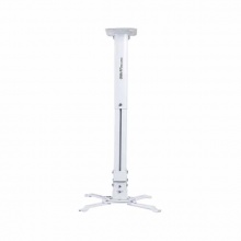 得力(deli)33554投影仪悬挂吊架(最大行程600mm)(白色)吸顶式投影仪吊架