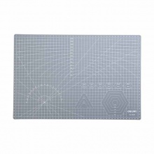 得力(deli)78401灰色切割垫板(灰)A3耐用PVC切割垫板桌垫