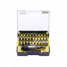 史丹利(STANLEY)31件6.3MM系列旋具头和快脱磁性接杆组套B 63-402-23