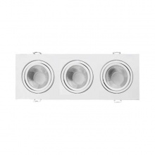 飞利浦(PHILIPS)格栅射灯 3*6W GD100 开孔95*295mm 830