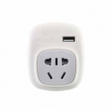 公牛BULL转换插座GN-911G 德标转换器单孔 单USB2.1A 16A 250V
