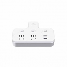 公牛BULL转换插座GN-96023U 双口USB 品字形分控