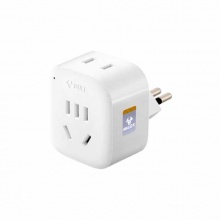 公牛BULL转换器GN-L01T 意大利标一转二10A 250V